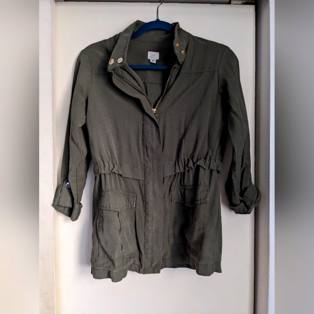 Spring green jacket